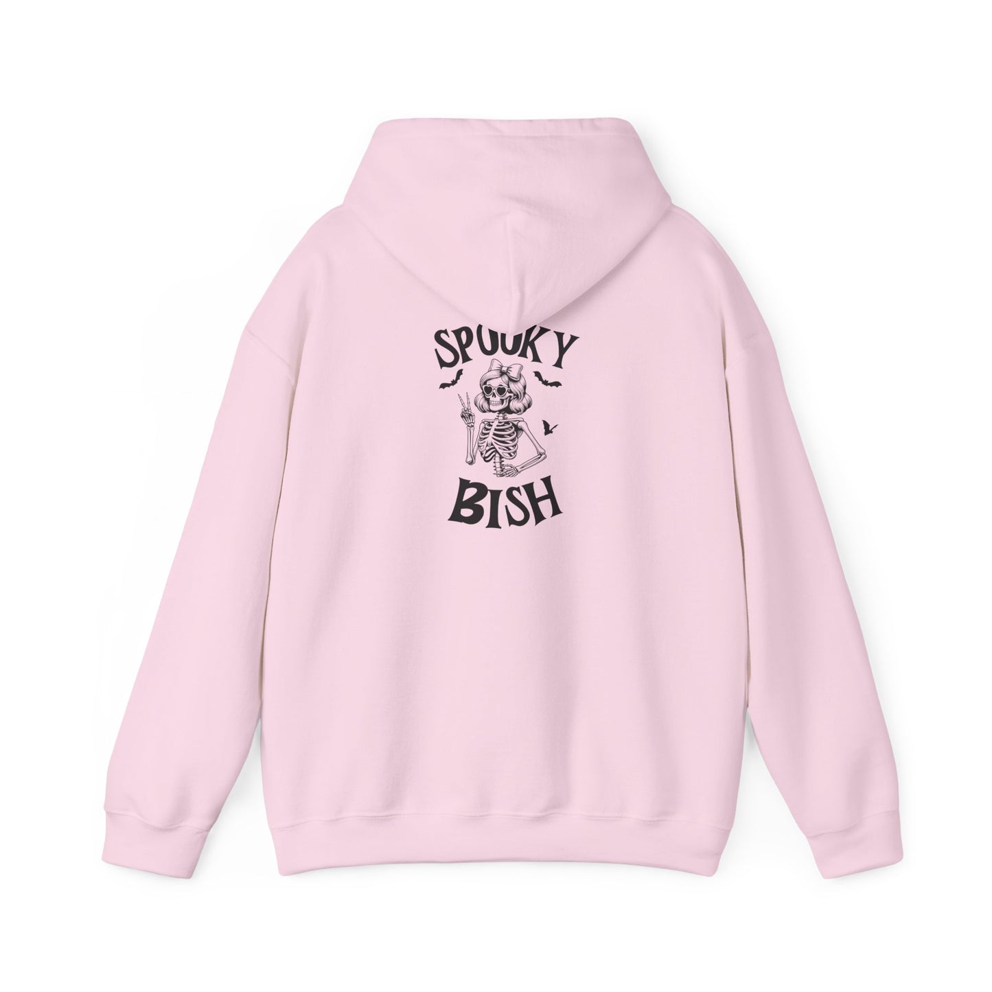 Spooky Bish Hoodie — Cute Skeleton in Sunglasses Design