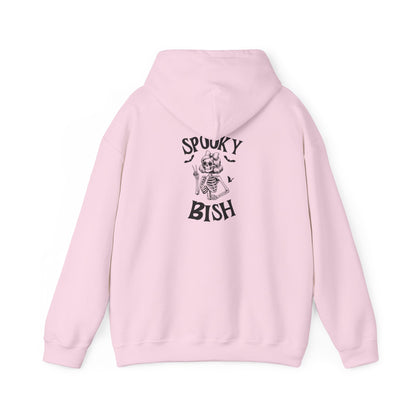 Spooky Bish Hoodie — Cute Skeleton in Sunglasses Design