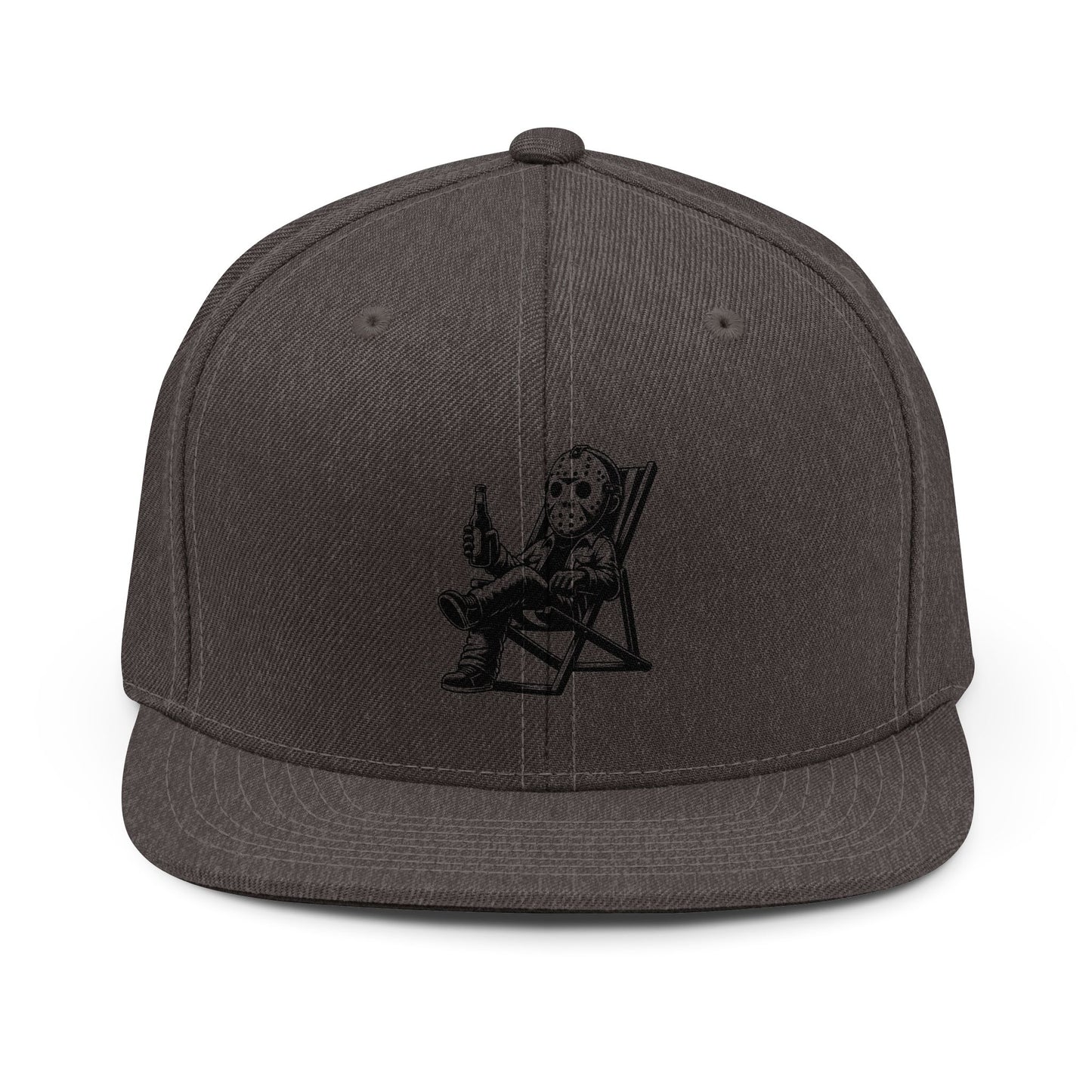 Snapback Hat — Summer Relaxing Jason in Deck Chair