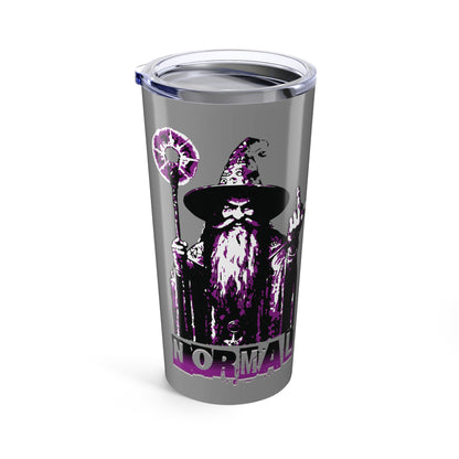 20oz Tumbler - F*ck Normal! Wizard Middle Finger Design