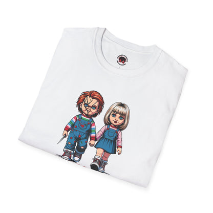 Til The End Horror Couple Unisex Soft style T-Shirt