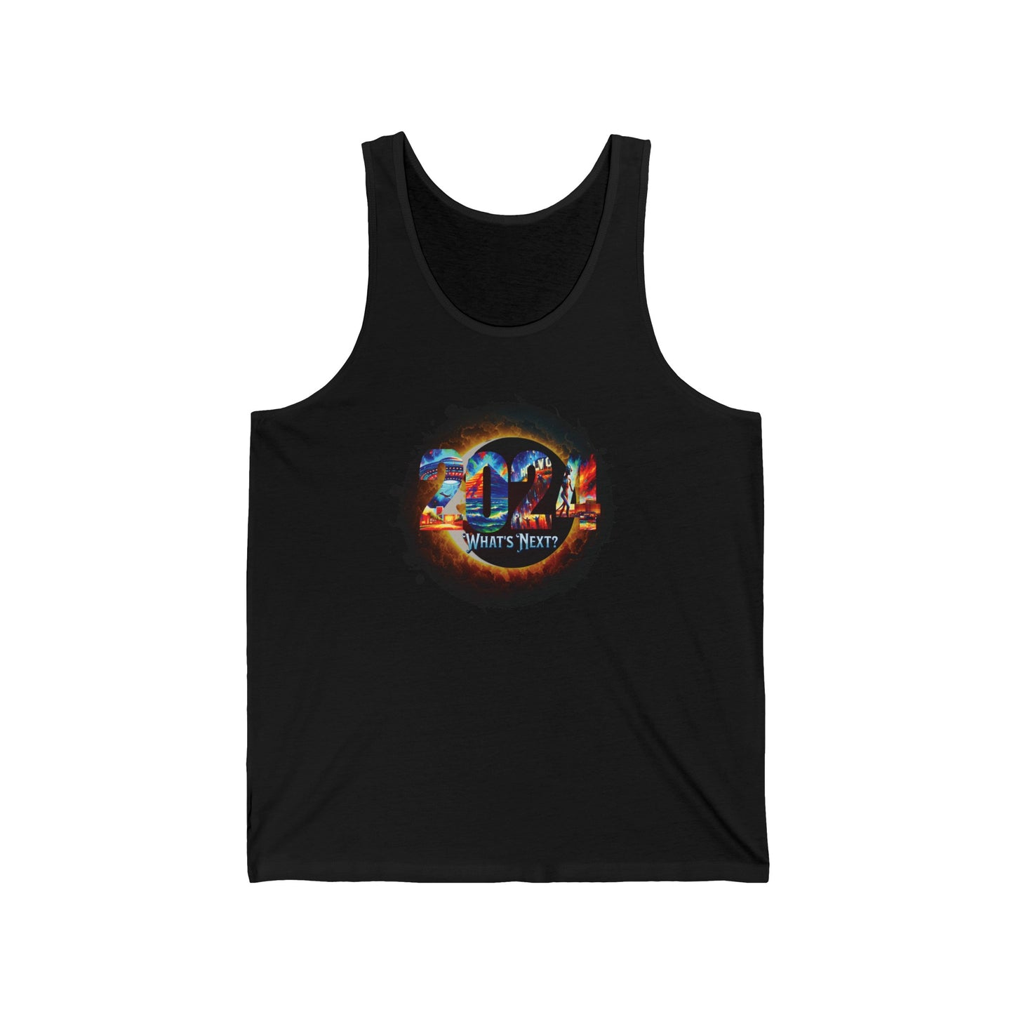 2024: What A Crazy Year Unisex Jersey Tank Top