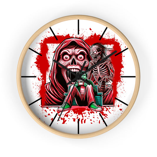 Horror Addict Wall Clock