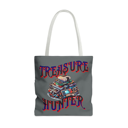 Treasure Hunter Retro Video Gamer Tote Bag (AOP) Collectors Vintage Games and Gaming