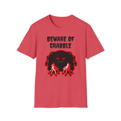 Nightmare Collectibles Beware Of Grabble Unisex Softstyle T-Shirt Horror Fun Shirt