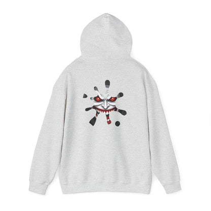 Hooded Sweatshirt - Joker Inspired Sinister Evil Smile Print