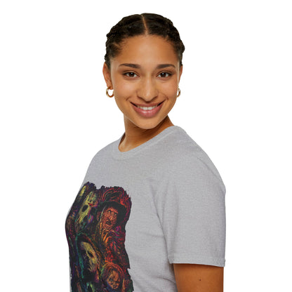 Horror Icons Collage T-Shirt —  Graphic Tee