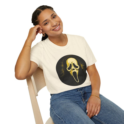 Scream Mask Graphic T-Shirt Ghostface Horror Tee