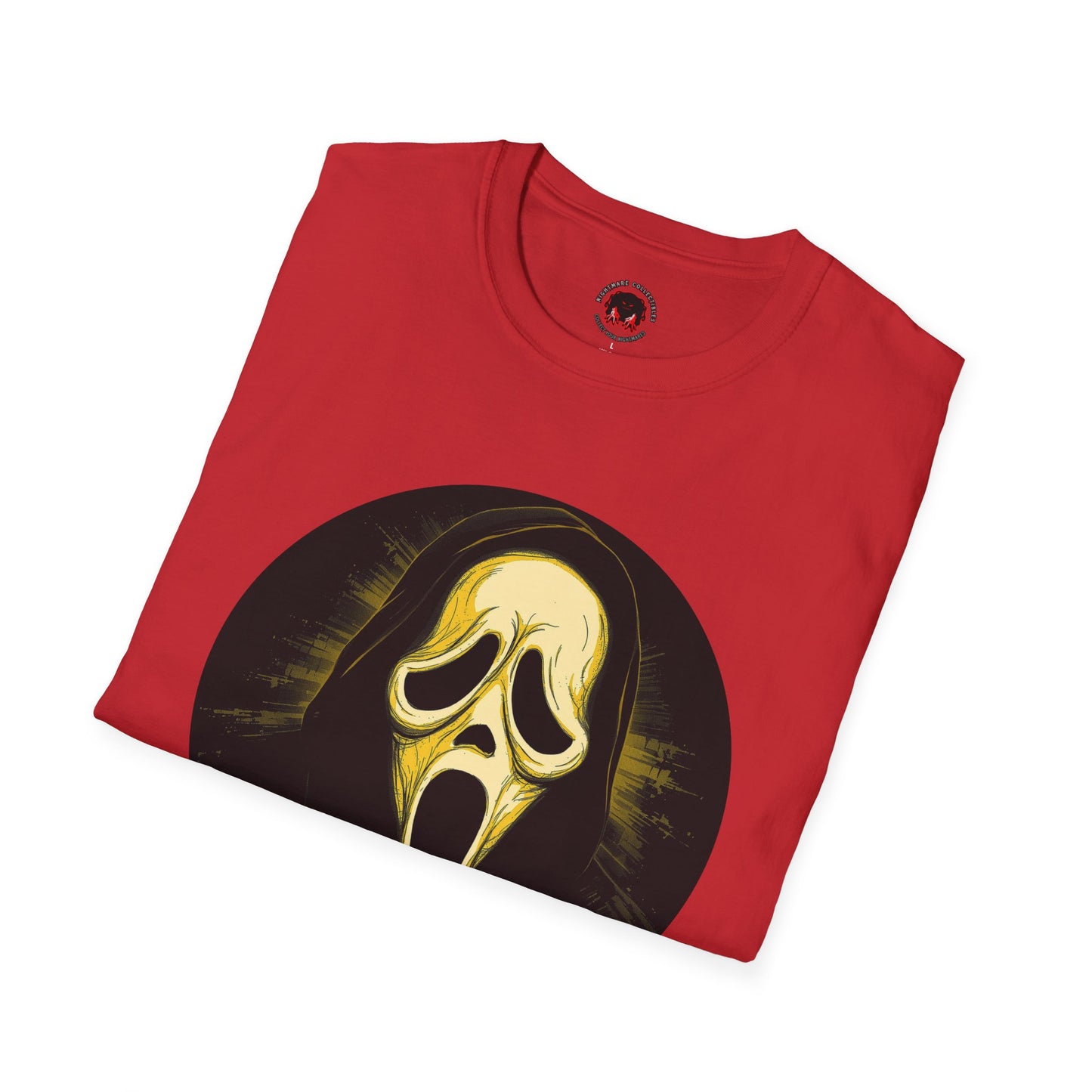 Scream Mask Graphic T-Shirt Ghostface Horror Tee