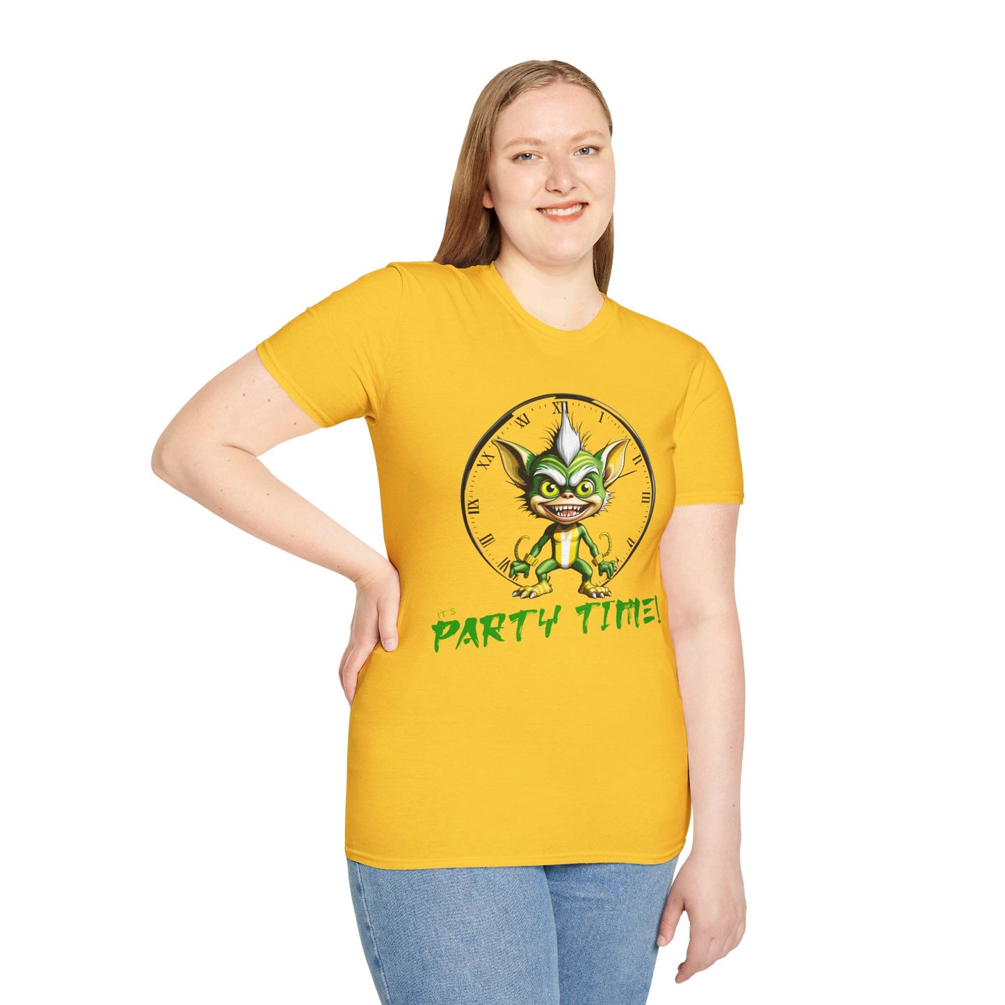 It's Party Time Gremlin Halloween Unisex Soft Style T Shirt