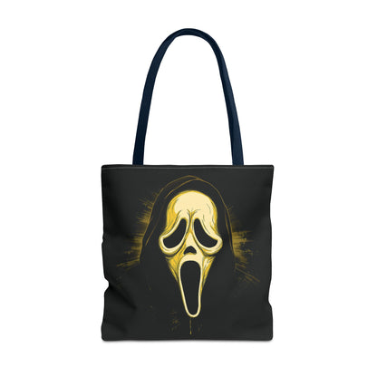 Spooky Scream Tote Bag — Ghost Face Design