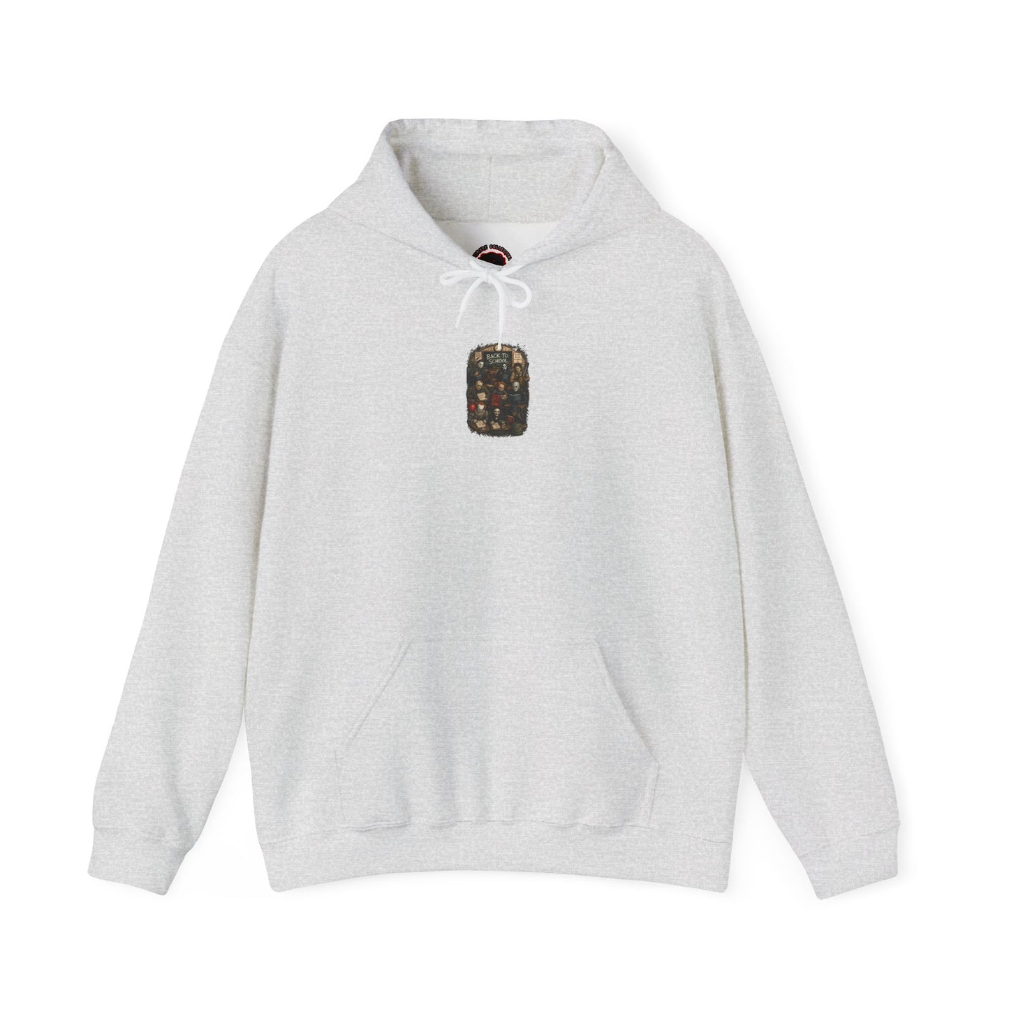 Horror Icons "Back to School" Hoodie — Vintage Movie Villains Graphic Sweatshirt