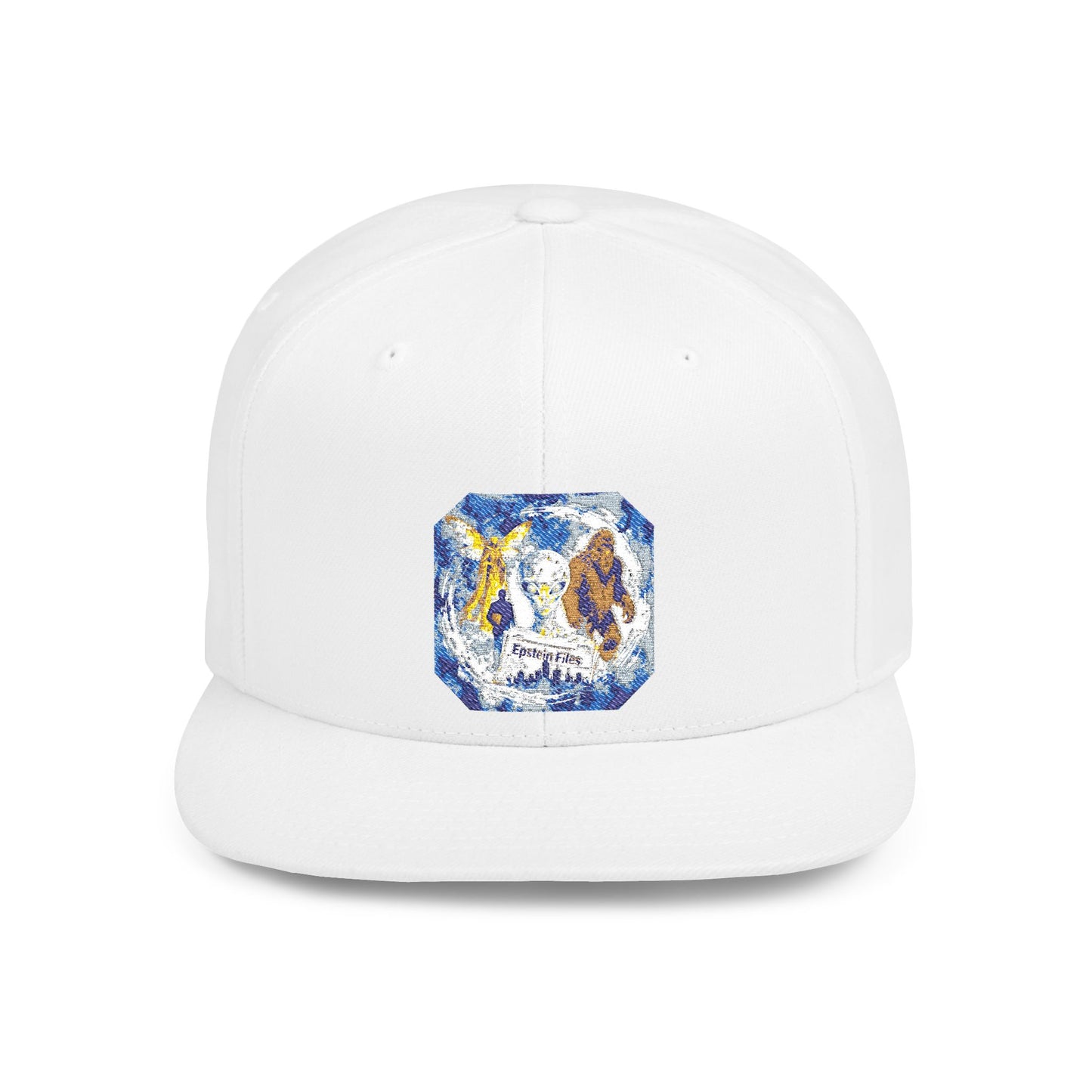Snapback Hat — Believer Cryptid, Alien, Bigfoot, Epstein Cap