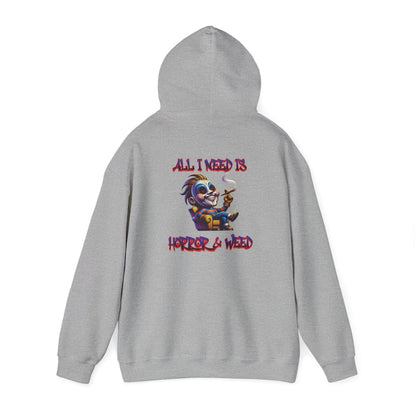 All I need is Horror & W**d Unisex Heavy Blend™ Hooded Sweatshirt