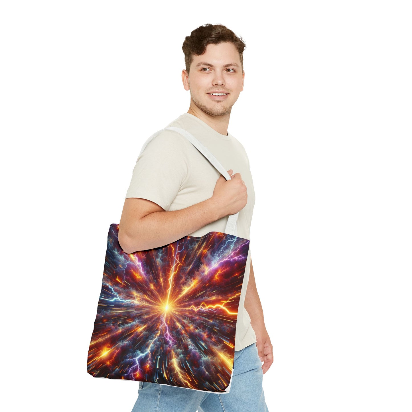 Lightning Storm Tote Bag