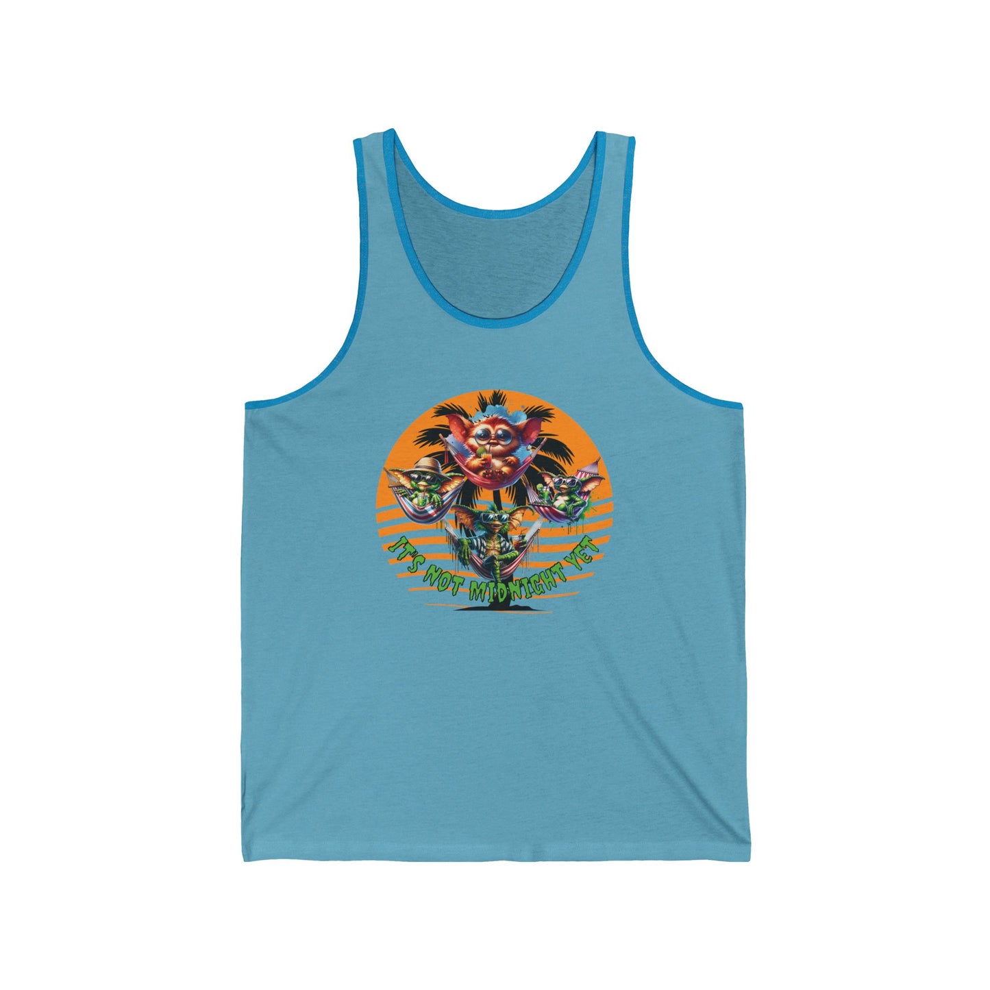 Summerween It's Not Midnight Yet Unisex Jersey Tank Top