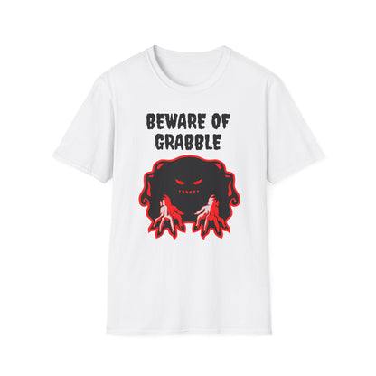 Nightmare Collectibles Beware Of Grabble Unisex Softstyle T-Shirt Horror Fun Shirt