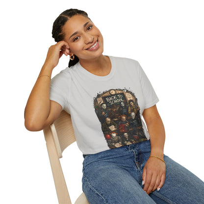 "Back to School" Horror Movie Character Class Portrait - T Shirt