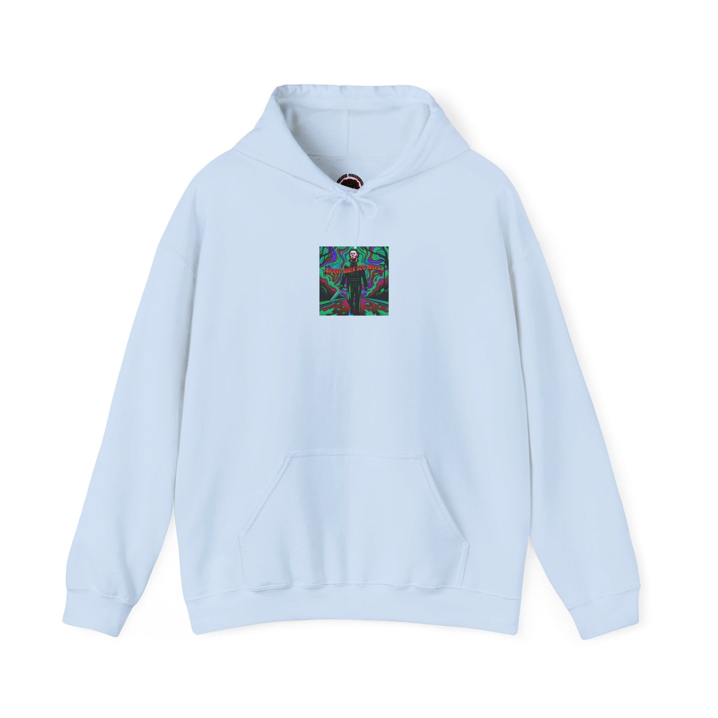 Psychedelic Road Trip Michael Hoodie – "Would Walk 500 Miles" Graphic Pullover