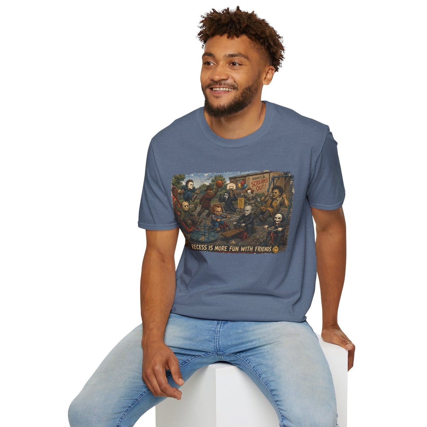 Horror Icons Recess T-Shirt — 'Screams Out' Horror Tee