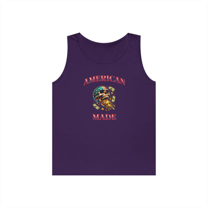 Tank Top - American Made Skull Money Design