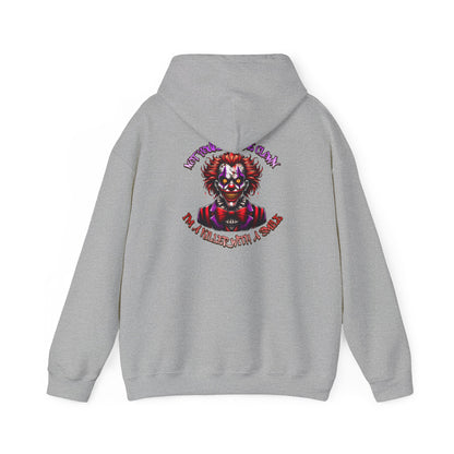 Evil Clown Horror Hoodie - Killer With A Smile Design