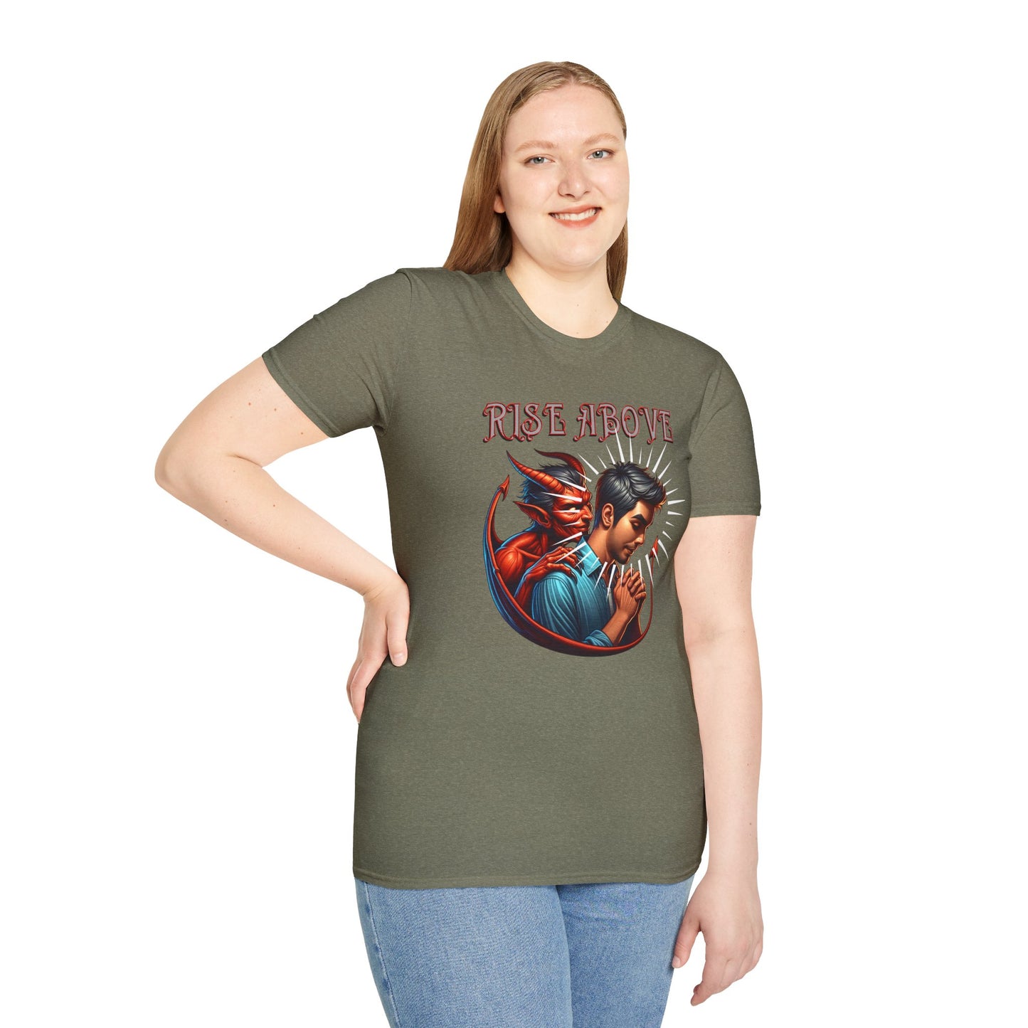 Devil Whisper Rise Above Unisex T-Shirt