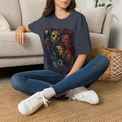 Horror Icons Collage T-Shirt —  Graphic Tee
