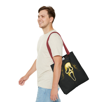 Spooky Scream Tote Bag — Ghost Face Design