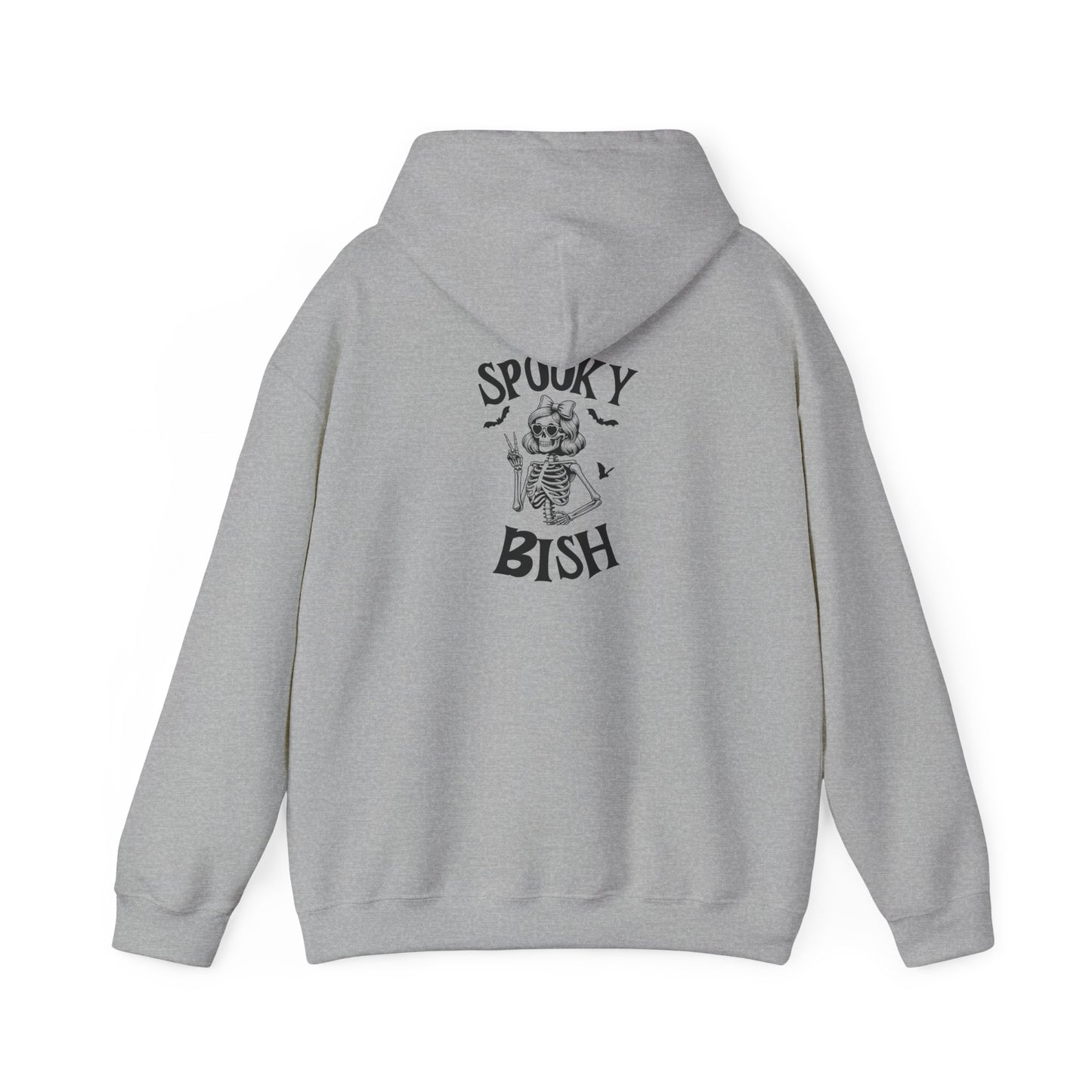 Spooky Bish Hoodie — Cute Skeleton in Sunglasses Design