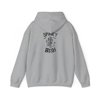 Spooky Bish Hoodie — Cute Skeleton in Sunglasses Design