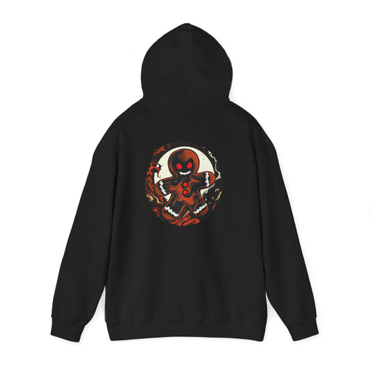 Hoodie - Evil Gingerbread Holiday Cookie Design
