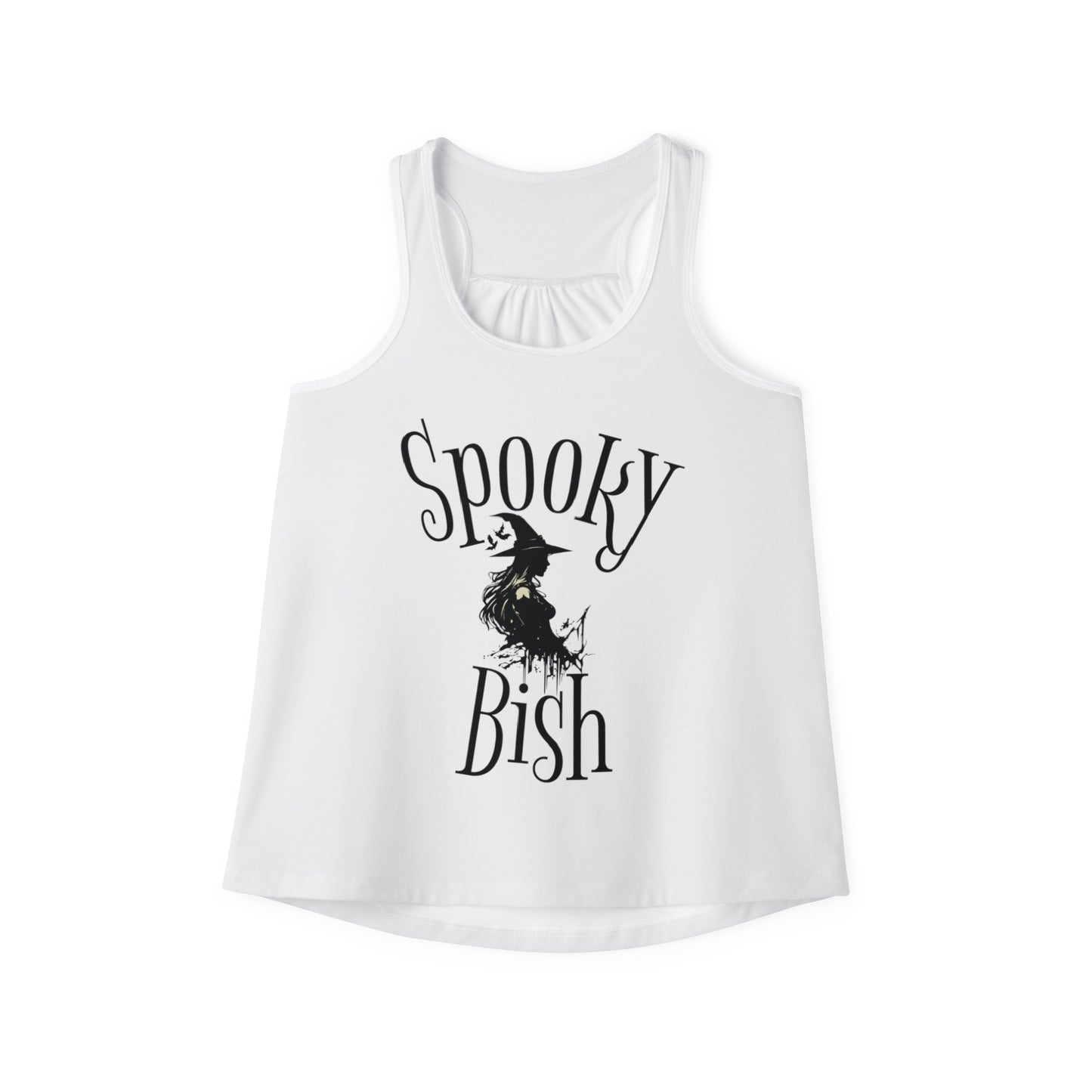 Spooky Bish Witch Women's Tank Top (AOP)