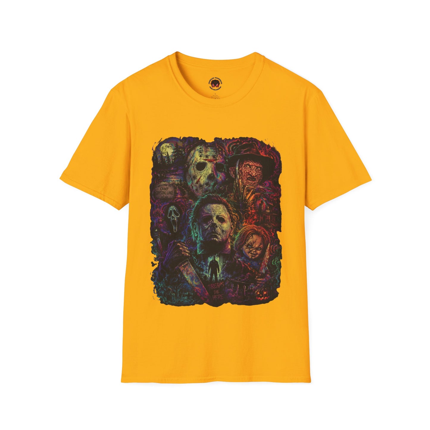 Horror Icons Collage T-Shirt —  Graphic Tee