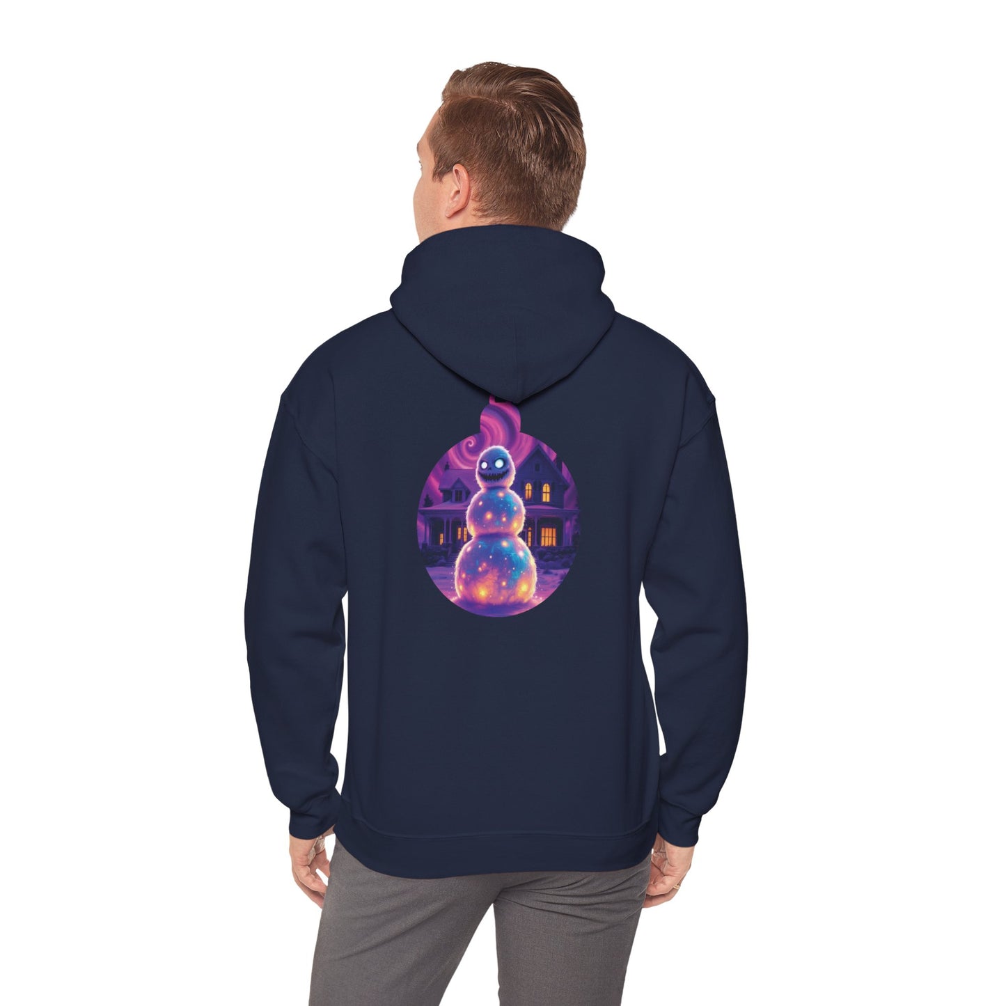 Scary Christmas Hoodie - Evil Snowman Design