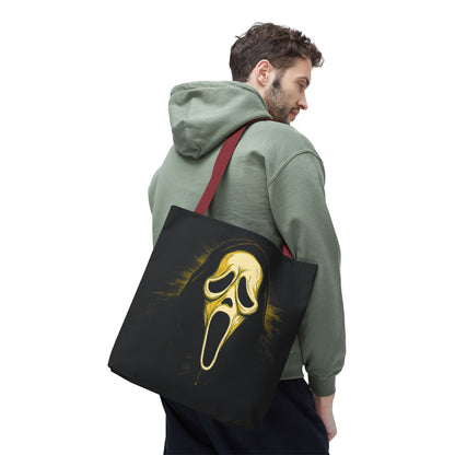 Spooky Scream Tote Bag — Ghost Face Design