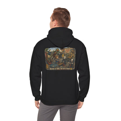 Horror Icons Illustration “Recess Is More Fun With Friends” - Hoodie