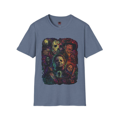 Horror Icons Collage T-Shirt —  Graphic Tee