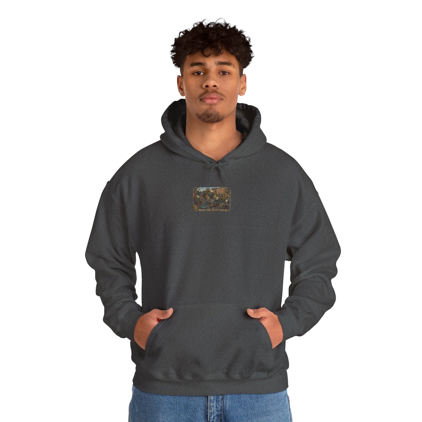 Horror Icons Illustration “Recess Is More Fun With Friends” - Hoodie