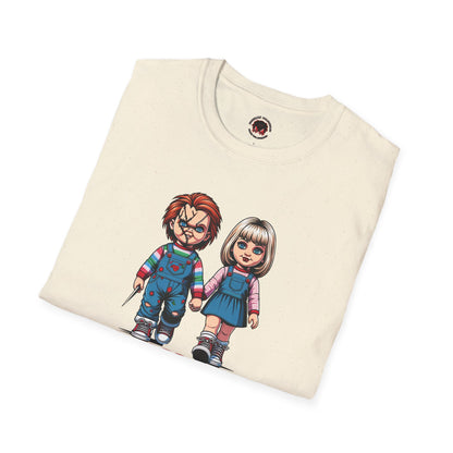 Til The End Horror Couple Unisex Soft style T-Shirt