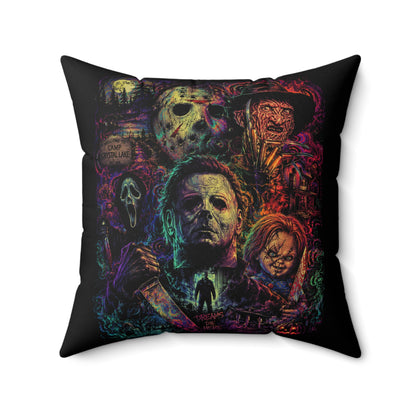 Horror Icons Decorative Pillow - Throw Pillow