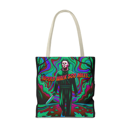 Horradelic Horror Fun Michael With The Mask On Myers Beach Halloween Lunch Tote Bag (AOP)