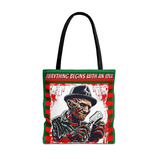 Horrorvational Everything Begins With An Idea Horror Inventor Tote Bag (AOP)