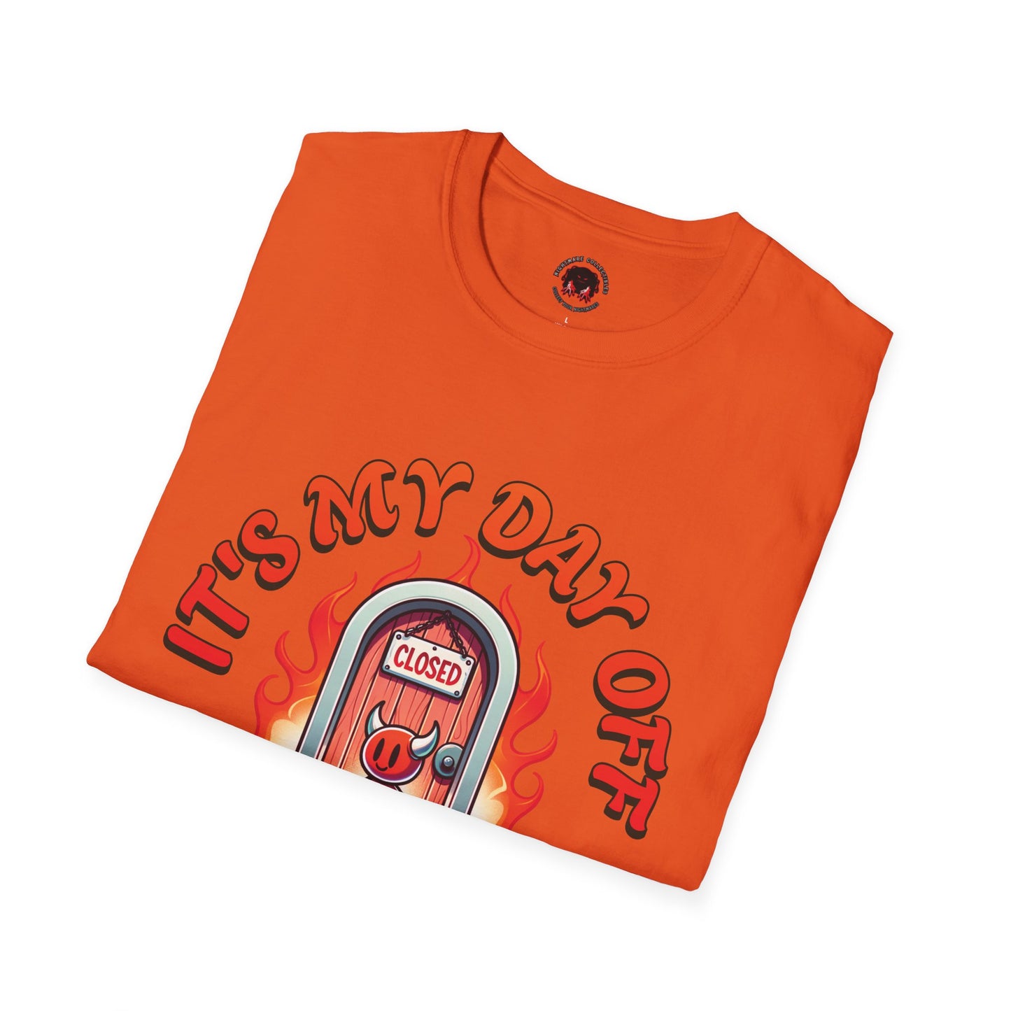 Little Devil It's My Day Off Unisex Soft Style T-Shirt