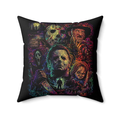 Horror Icons Decorative Pillow - Throw Pillow