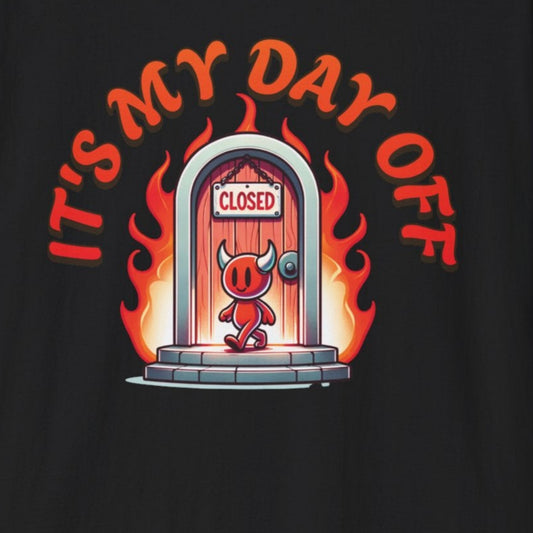 Little Devil It's My Day Off Unisex Soft Style T-Shirt