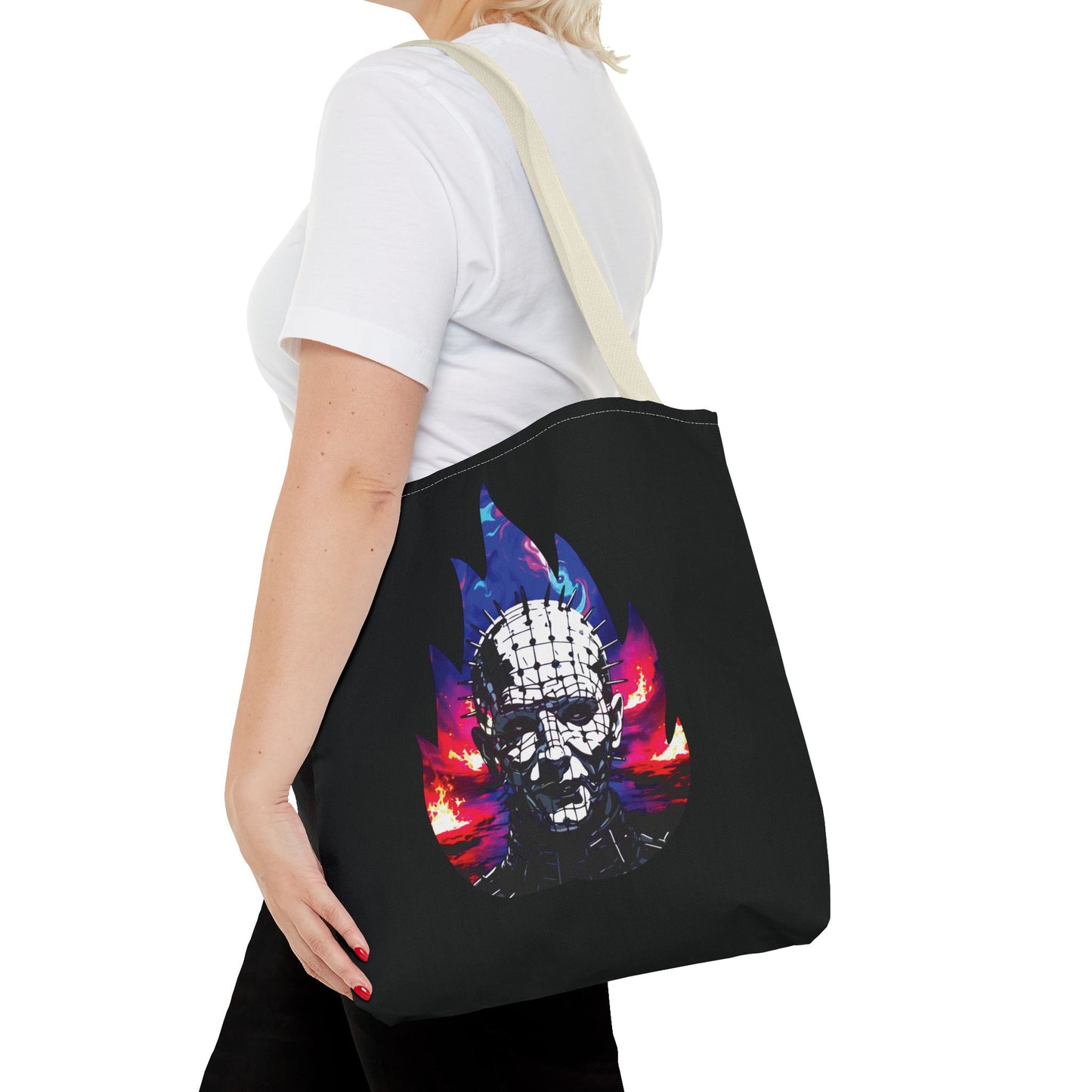 Tote Bag - Welcome To Hell Pinhead, 80's Horror Fun