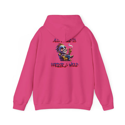 All I need is Horror & W**d Unisex Heavy Blend™ Hooded Sweatshirt