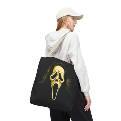 Spooky Scream Tote Bag — Ghost Face Design