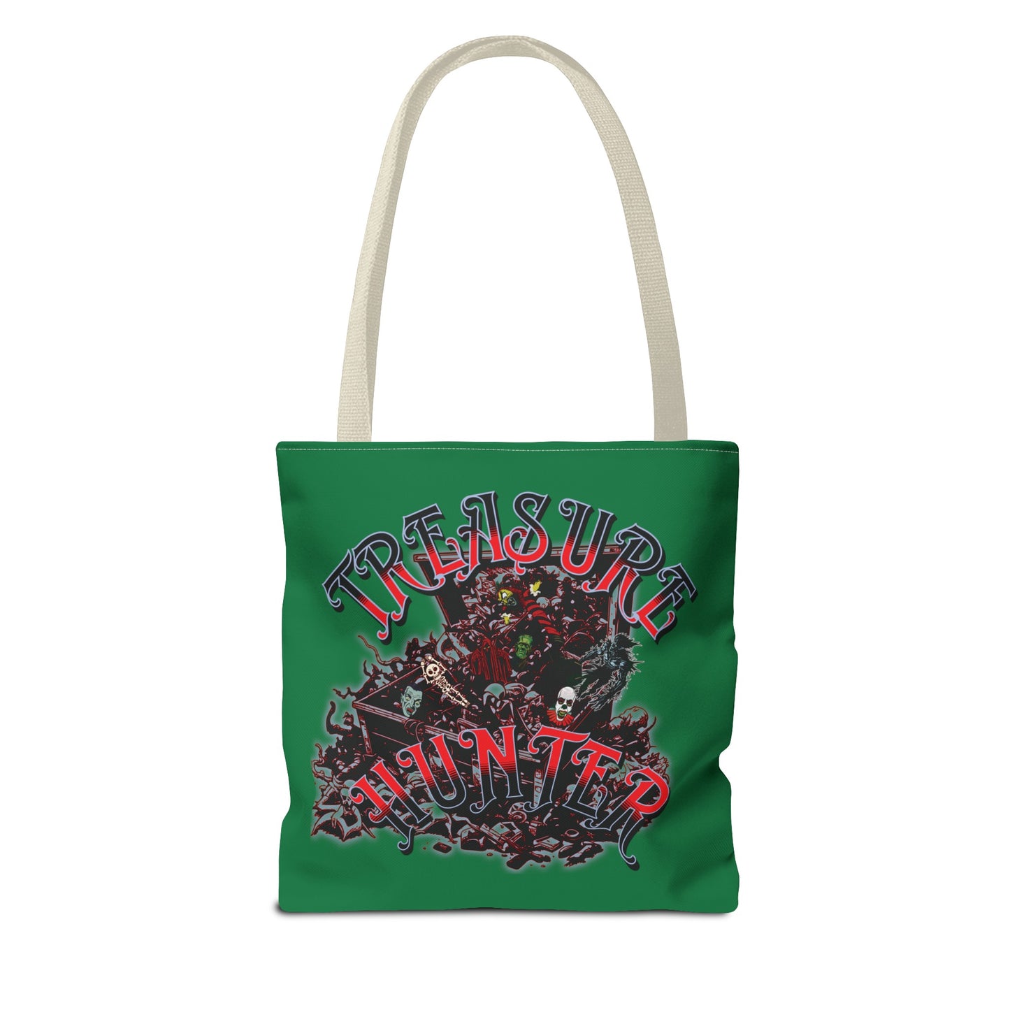 Treasure Hunter Monster Collector Horror Tote Bag (AOP) Collector Fun Convention